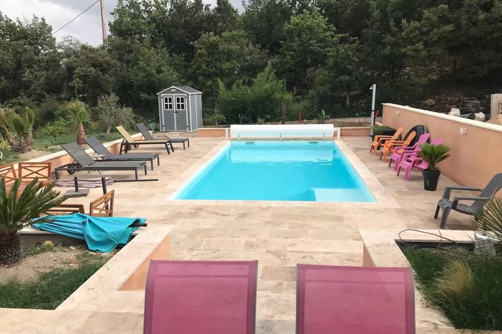 Logement Attenant A Une Villa T2 Avec Terrasse . Besse-sur-Issole Kültér fotó